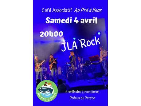 Concert "JLA Rock"au café associatif "Au Pré à liens"