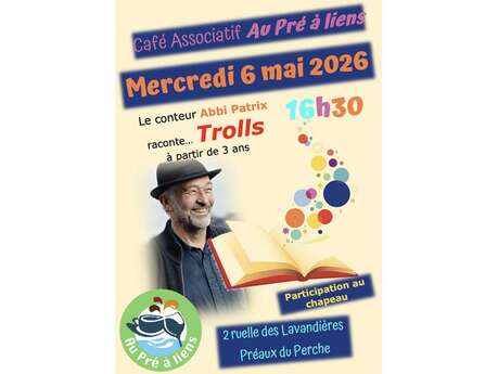 Après-midi contes au café associatif "Au Pré à liens"