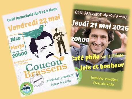 Café philo au café associatif "Au Pré à liens"