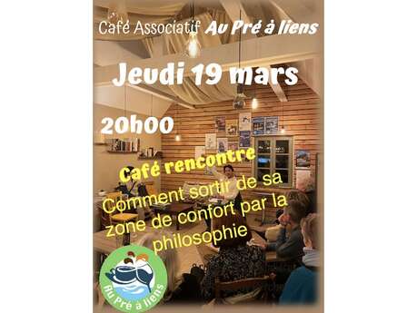 Café rencontre au café associatif "Au Pré à liens"