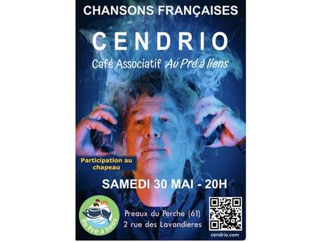 Concert de Cendrio au café associatif "Au Pré à liens"