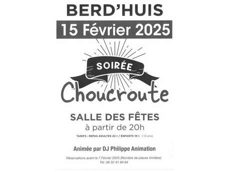 Soirée choucroute