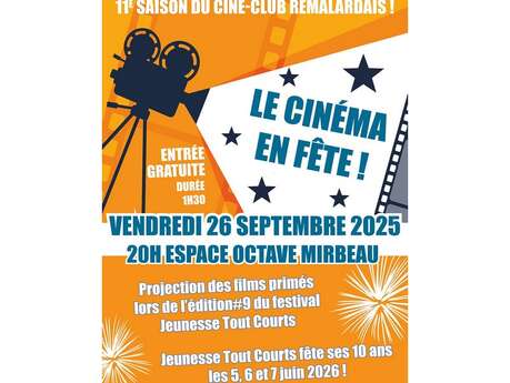 Soirée d'ouverture de la 11ème saison du ciné-club