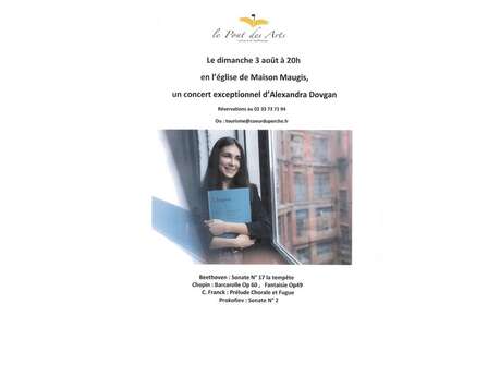 Concert d'Alexandra Dovgan - Saison musicale du Pont des Arts