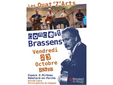 Les Quat'Z'Arts chantent Brassens