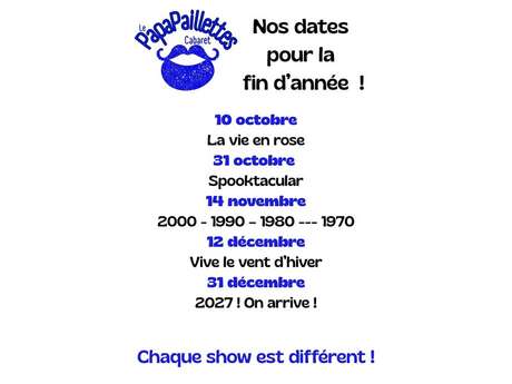 Soirée Cabaret Drag Show - 2027 ! On arrive !
