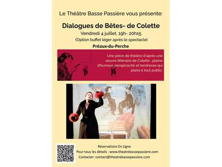 "Dialogues de Bêtes" - Pièce de théâtre