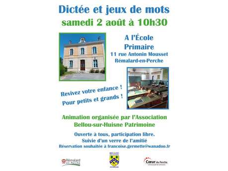 Dictée et jeux de mots
