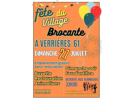 Fête du village (Brocante & feu d'artifice)