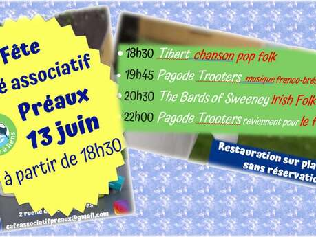 Fête du café associatif "Au Pré à liens"