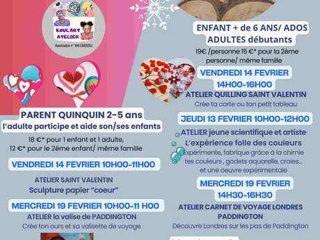 Atelier Koul'Art  Parent quinquin 2 à 5 ans