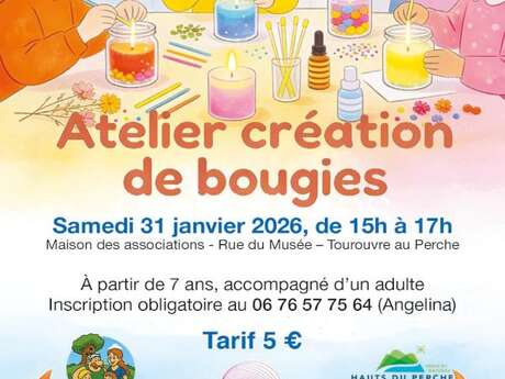 Atelier création de bougies