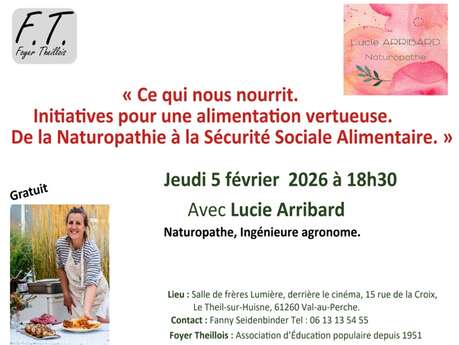 Conférence débat : "Ce qui nous nourrit"