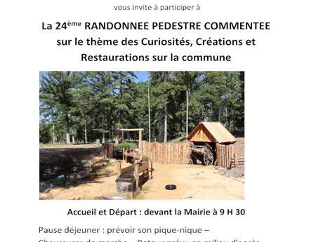 Randonnée pédestre commentée