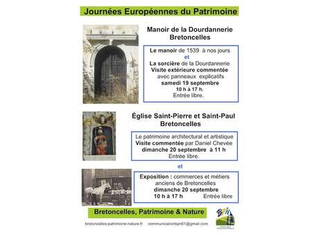 Journées du Patrimoine - Manoir de la Dourdannerie