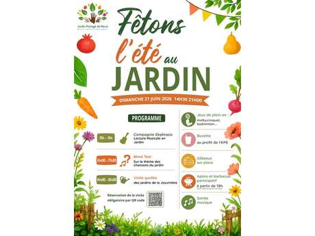 Fêtons l'été au jardin partagé et solidaire de Nocé