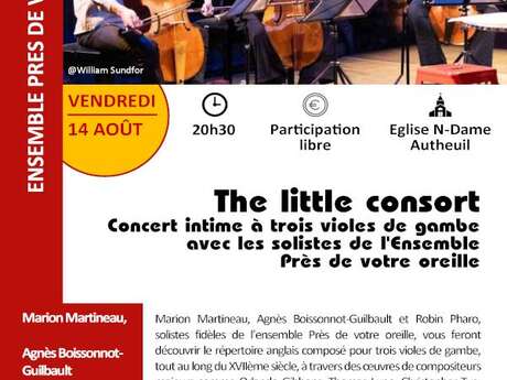 P'tit festival d'Autheuil : Concert avec l'ensemble Près de votre oreille