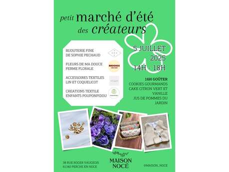 Petit marché d'été des créateurs