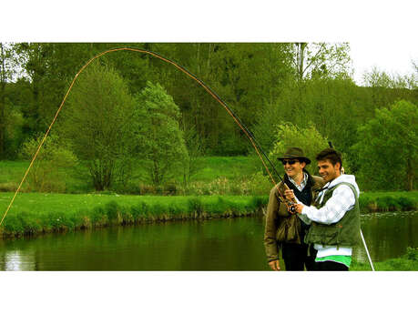 Stages pêche à la mouche au Moulin de Gémages