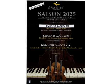 Concert d'Anastasia Kobekina & Jean-Selim Abdelmoula - Saison  musicale du Pont des Arts