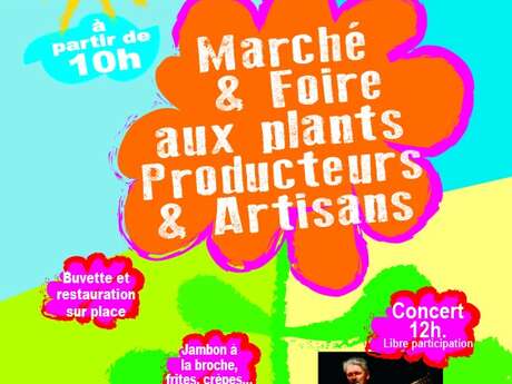 Foire aux plants, marché artisanal, marché de producteurs