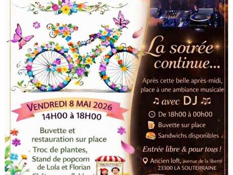 Concours du plus beau vélo fleuri et soirée DJ