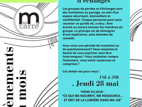 Groupe de paroles et d'échanges