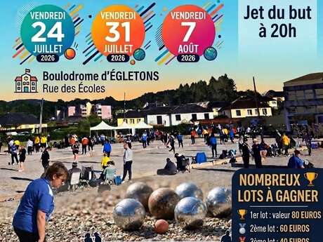 Les vendredis d'été de la pétanque