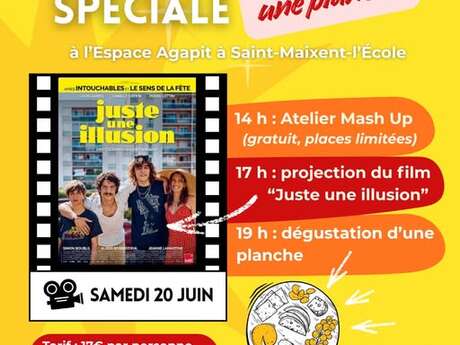 Un film - Une planche - Cinéma Espace Agapit - Juste une illusion