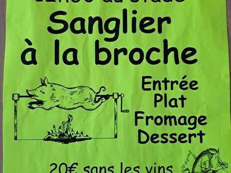 Sanglier à la broche