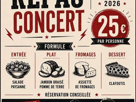 Repas Concert Jessy Nitro