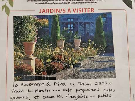 Jardin ouvert pour la bonne cause