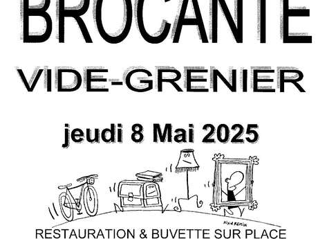 Brocante vide grenier du comité des fêtes avec restauration sur place