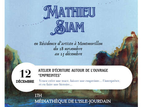 Atelier d'écriture mené par Mathieu Siam