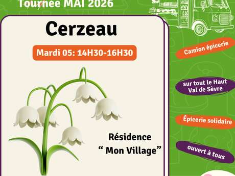 Tournée de l'Epicerie du Val à Cerzeau
