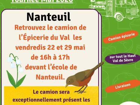 Tournée de l'Epicerie du Val à Nanteuil