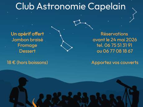 Soirée barbecue du club d'astronomie capelain