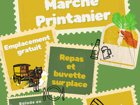 Brocante, marché printanier