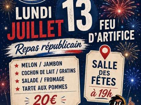 Repas républicain à Hautefage-la-Tour