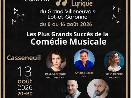 Festival Lyrique - Les plus Grands Succès de la Comédie Musicale 2026