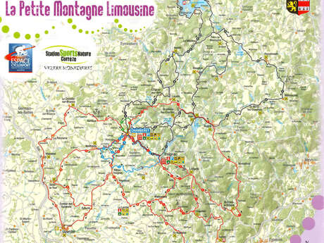 Parcours n°2, Espace Cyclosport La Petite Montagne Limousine