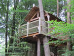 Cabane dans les arbres de la Ferme de Vassivière