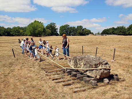 Atelier "Bâtisseurs de mégalithes" en famille - dès 8 ans