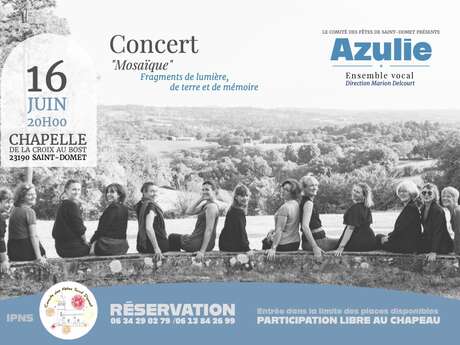 Concert "Mosaîque" Fragments de lumière, de terre et de mémoire