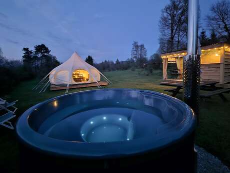 Camping Le Ranch - Tipi de Lotus Nordique