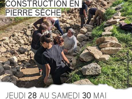 Chantier école de construction en pierre sèche