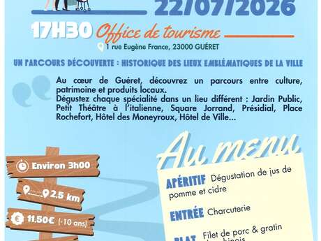 Balade gourmande au cœur de Guéret