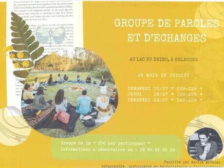 Groupe de paroles et d'échanges