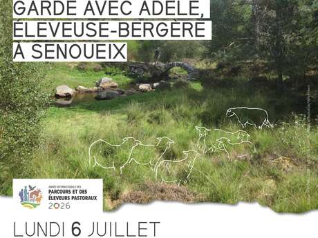 Garde avec Adèle, éleveuse-bergère à Senoueix