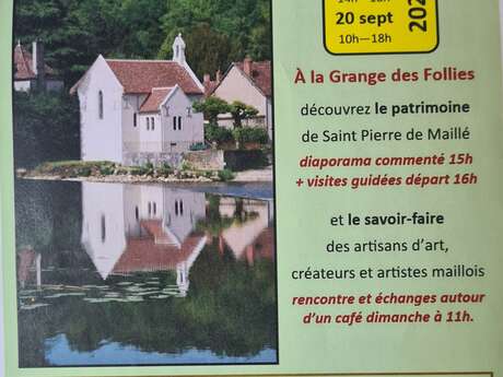 Journées du patrimoine à Saint Pierre de Maillé
